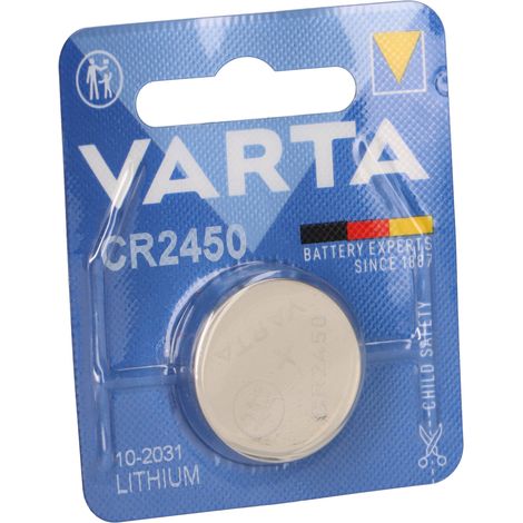 Ersatzbatterie ooono Verkehrsalarm Batterie 2x CR2450
