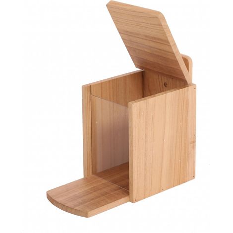 Oypla Wooden Garden Wildlife Squirrel Feeder Box (1/5)