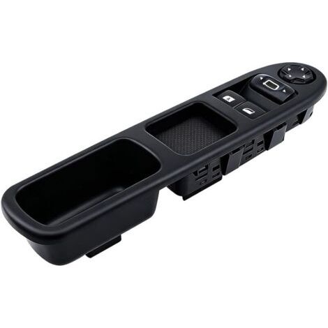 6554 QC Bouton Lève-Vitre Électrique 207, Interrupteur de Commande Avant Gauche Compatible Peu-geo 207 CC/SW/Stufenheck/Van(2006-2014), C3 Pi-casso (2009-2014), Commutateur de Commande 13 Broches