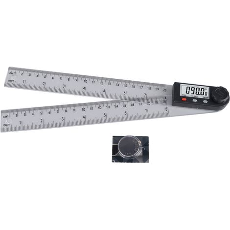 Équerre de vérificationRègle à Mesure d'Angle Électronique avec Affichage Digital Haute Précision ABS Portatif (1/5)