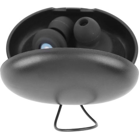 Bouchons d'oreilles antibruit en silicone silencieux et réutilisables avec étui pour écouteurs, pour dormir ou travailler (1/5)
