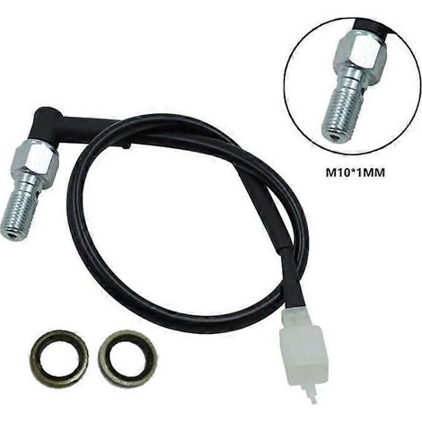 Interrupteur de feu arrière à pression pour moto, scooter, cyclomoteur, dirt bike, quad - M101,0 mm (1/5)