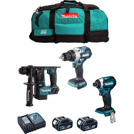 MAKITA Kit MK308 (DHP486 DTD154 DHR171 2 x 5,0 Ah DC18RC LXT600)