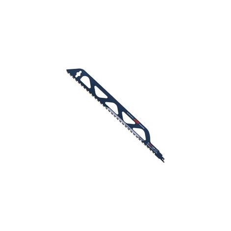 Lame de scie sabre en acier au carbure de tungstène pour métal, bois, pierre, accessoires de scie sabre pour béton cellulaire, brique, béton, plaque de ciment, longueur (455mm (S2243HM)) (1/5)