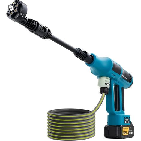 Laveuse 250 bars – 4 réglages – Brushless – Makita 18V – Lot 2 batteries + chargeur – Puissant (1/4)