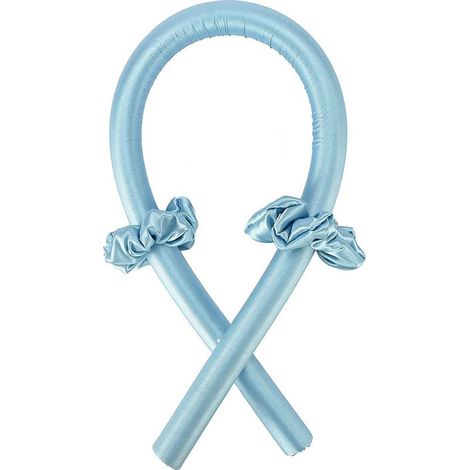 1 Bandeau pour cheveux, sans chaleur, en soie extérieure et mousse intérieure, longueur 100 cm, pour boucles douces sur tous types de cheveux (1/5)