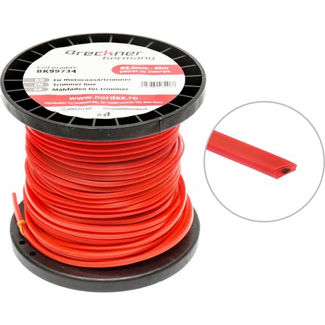 Filo quadrato per decespugliatore, 3 mm x 40 m Breckner Germany (1/3)