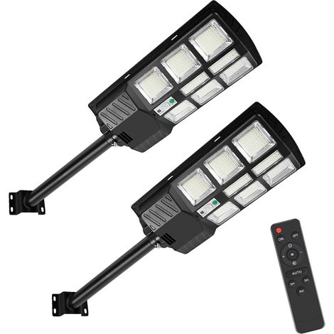 Randaco 280 LED 2X Solarlampen für Außen Bewegungsmelder IP67 Solarleuchte Solarlampe 300w Wasserdichte Wandleuchte Garten Gartenleuchten Aussenleuchte