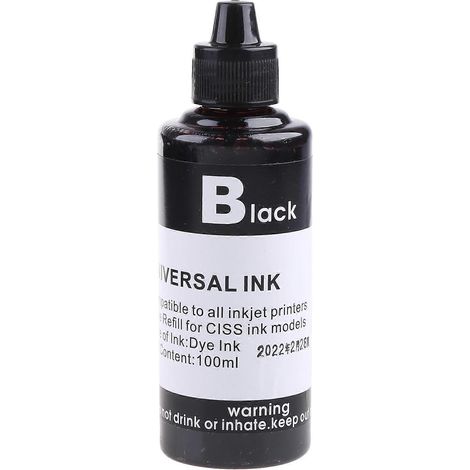 Kit de recharge d'encre 100 ml pour imprimantes à colorants universelles de bureau, compatible avec les imprimantes PG-245, CL-246, PIXMA MG2420, MG2520 et MG2920.