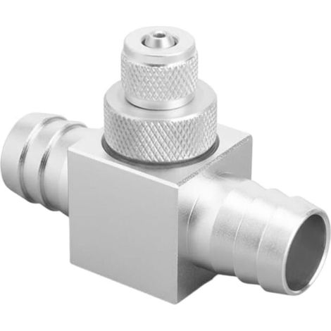Diffuseur de CO2 Externe pour Aquarium en Aluminium Anodisé, Installation sur Tuyau 16mm, Atomisation Efficace avec Clapet Anti-Retour (1/5)