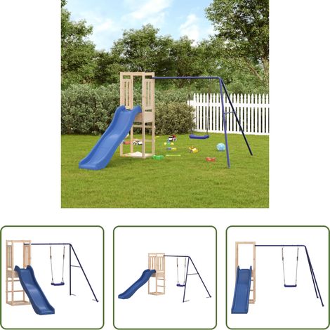 Cadre d'escalade - Aire de jeux d'extérieur bois de pin massif (1/5)