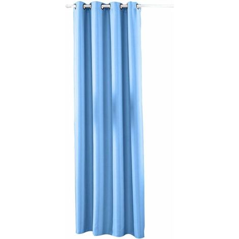 Rideaux A Isolation Thermique, Bleu, 1 Panneau, 39X98Po (1/5)