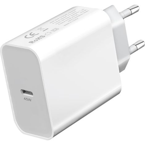 45W Chargeur USB C Rapide pour Samsung Galaxy S25 ULtra/S26 Ultra/S24 FE/S23+/A56 5G/A36 5G/A57 A26 A16 A55 A25 A35 A15 A17 A54 A53 A34 A33 S22 S21 S20 Z Fold 5 6 iPhone 15 16 Prise Adaptateur Secteur (1/5)