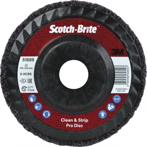3M Grobreinigungsscheibe (Reinigungsscheibe) Schleifscheibe ø 115mm XT-RD purple (1/5)
