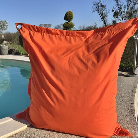 Housse pour big coussin Orange 140x140 cm (1/2)