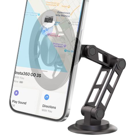 Support magnétique sous Vide pour Smartphone, Rotation à 360 °, Bras Robot, Support de téléphone Portable, pour SUV, Camping-Car, Camion, Tableau de Bord, intérieur, Road Trip Navigation (1/5)