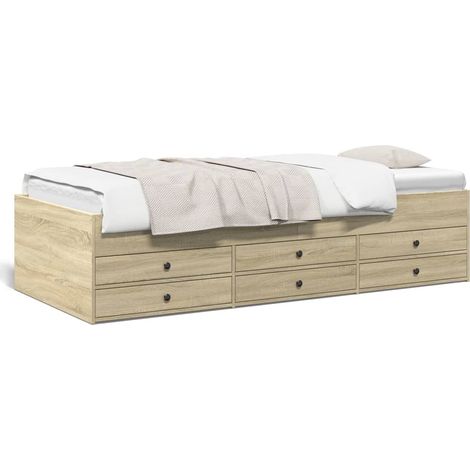 Maison Exclusive - Divano Letto con Cassetti senza Materasso 100x200 cm (1/5)