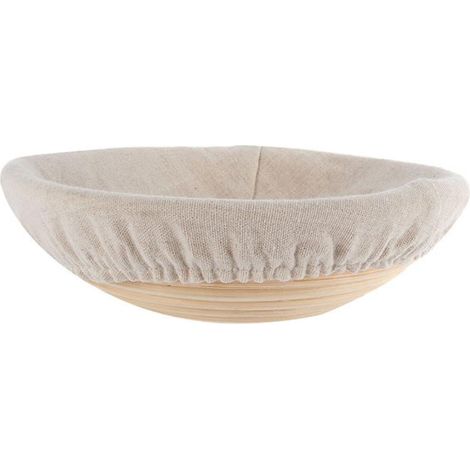 paniers de fermentation pour pain, bols ronds de 25 cm avec doublure, parfaits pour la préparation de pain au levain à la maison.