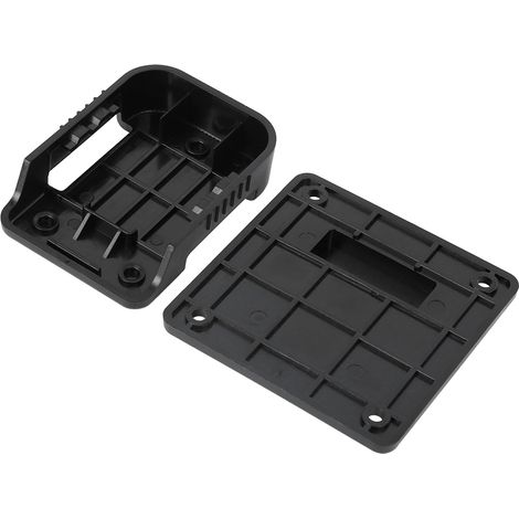 Support de montage noir pour la fixation des batteries Makita 18V, des batteries Bosch 18V et des outils électriques. (1/5)