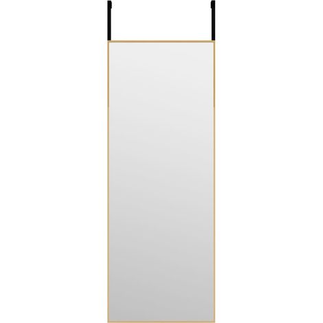 Maison Exclusive - Specchio da Porta Oro 30x80 cm in Vetro e Alluminio