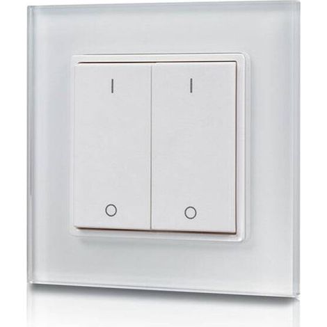 Interrupteur variateur radiofréquence 2 voies – Régulation 0,1% à 100% – Contrôle jusqu'à 20 mètres – Compatible Easy RF