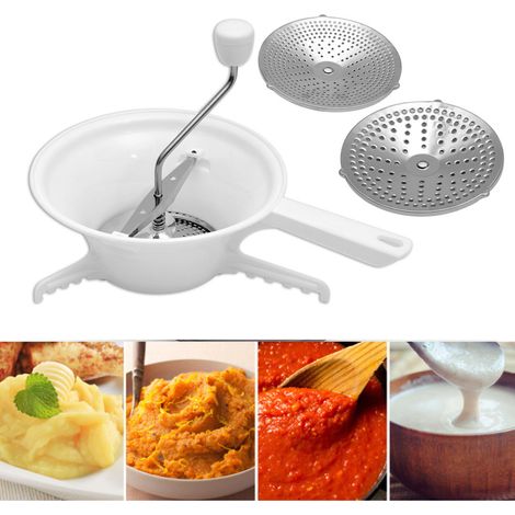 Broyeur Manuel Multifonction pour Légumes, Fruits et Salades - Mixeur de Cuisine Pratique (1/5)