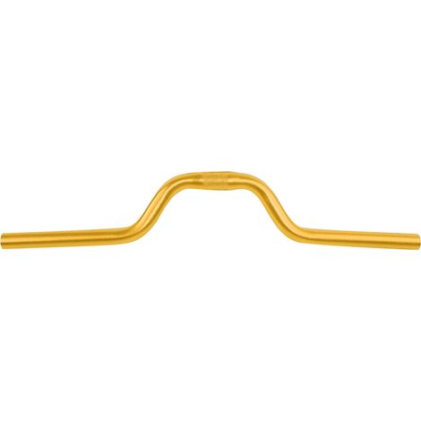 Guidon relevé en aluminium pour vélo à pignon fixe 25,4 mm x 520 mm (doré) (1/5)