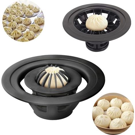 Baozi Form 16,5 cm Für Teigtaschen, Momos und Bao Buns Einfach zu verwenden und zu reinigen (1/4)