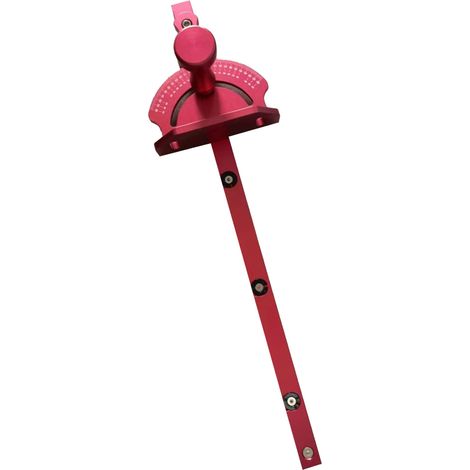 Guide d'onglet pour scie circulaire, alliage d'aluminium, 27 réglages de vitesse, positionnement rapide, fournitures pour le travail du bois (1/5)