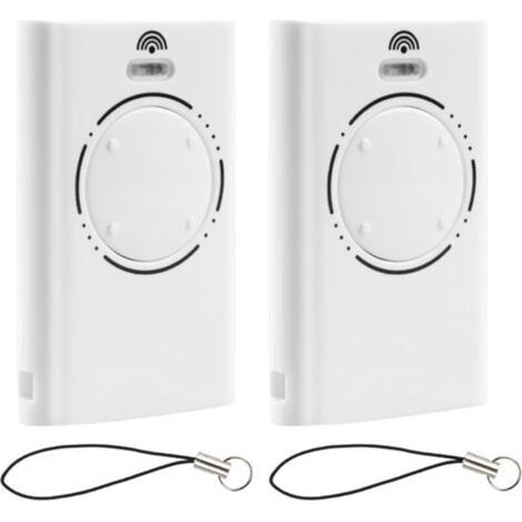 2 Pièces Télécommande 4 Canaux 868 MHz Compatible XT2 868 SLH LR, XT4 868 SLH LR, T2 868 SLH, T4 868 SLH, DL2 868 SLH, DL4 868 SLH, TML2 868 SLH – Portée 50-100m, Appariement Facile et Rapide (1/2)