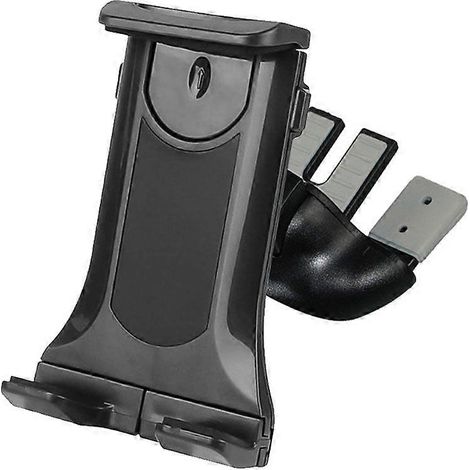 Support universel pour voiture avec lecteur CD, compatible avec iPad et iPhone 15 et 14 pouces (sans chargeur). (1/4)