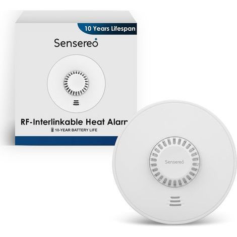 Alarme thermique sans fil avec d'autres alarmes RF Blanc 10 ans d'autonomie