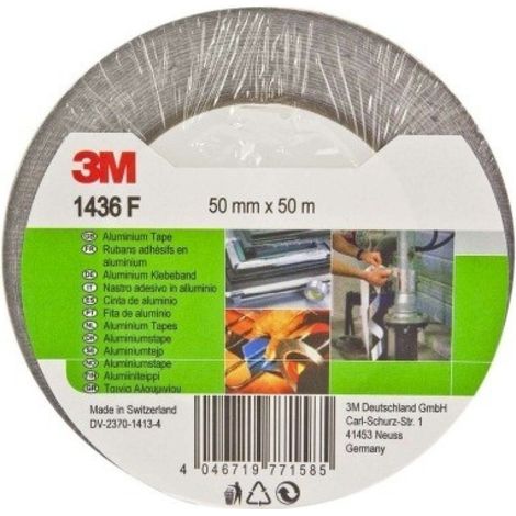 Cinta adh 50mmx 50mt aluminio 3m