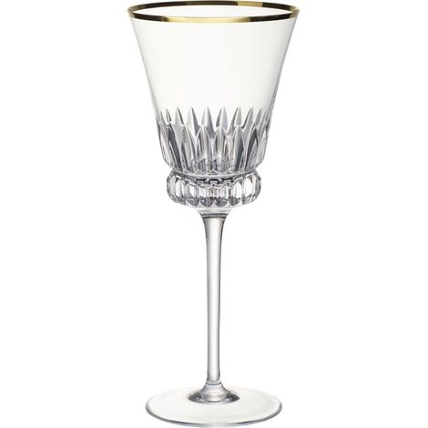 lot de verres à vin rouge avec bord doré Grand Royal Gold, verres à vin de 200 ml, verre cristallin, transparent (1/2)