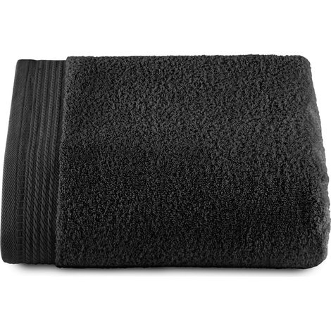 Grandes Serviettes de Bain - Serviettes de Bain - 1 Serviettes de Douche - 70x140 cm - 100% Coton - 600 Grammes - Noir (1/5)