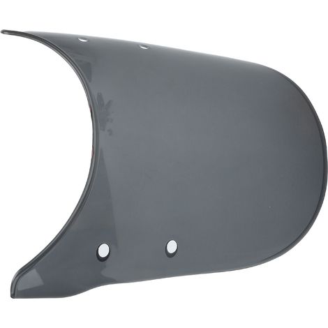 Déflecteur de vent moto universel, résistant aux fissures et rayures, compatible Triumph Bonneville, phares ronds 5-7 pouces, teinte fumée (1/5)