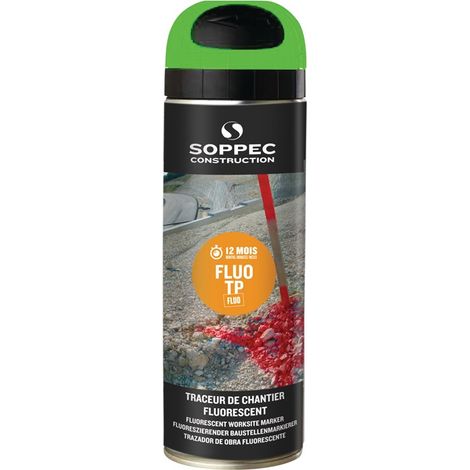 SOPPEC 141518E Baustellenmarkierspray FLUO TP leuchtgrün 500 ml