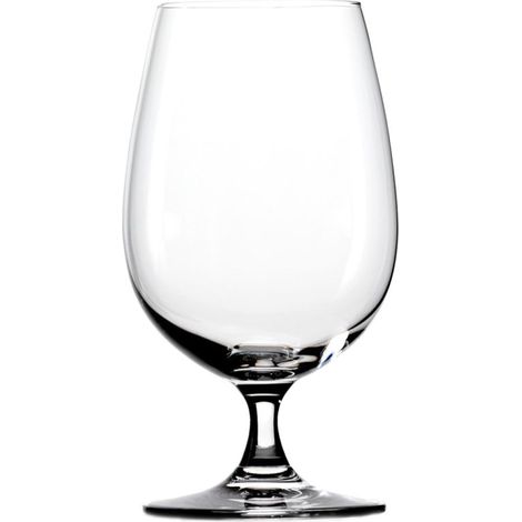 Lot de 6 verres à eau 450 ml - Passe au lave-vaisselle - Haute résistance aux chocs - En cristal - Avec pied (1/4)