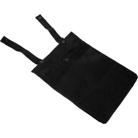 Lot de 5 sacoches de guidon de vélo noires et résistantes avec système de suspension avant (1/5)