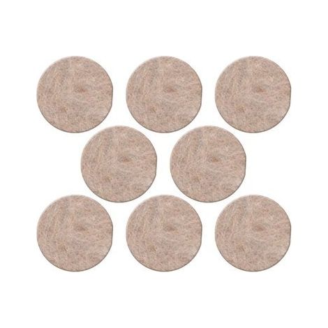 SCOTCH Lot de 8 patins feutre en laine adhésif, SCOTCH, diam. 22 mm, beige (1/2)