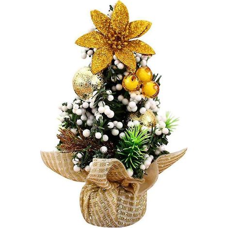 Sapin de Noël miniature de 20 cm, décoration de Noël, mini sapin de Noël artificiel (1/5)