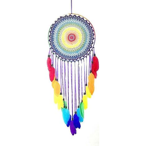 Attrape-rêves muraux en plumes pour chambre à coucher, attrape-rêves pour chambre d'hôtel