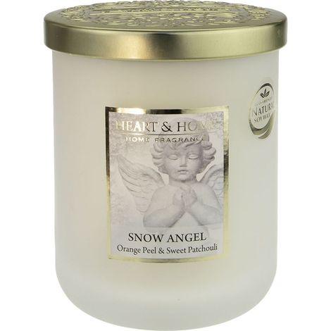 Grande bougie heart and home ange d'hiver (1/2)