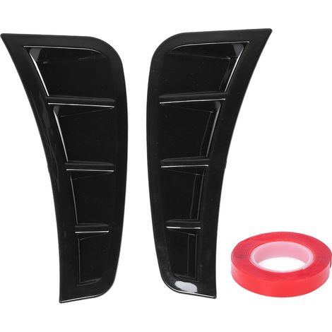 1 coppia di spoiler laterali per paraurti anteriore sinistro e destro, kit carrozzeria, splitter ammortizzante, finiture per Accord Civic nero lucido. (1/4)