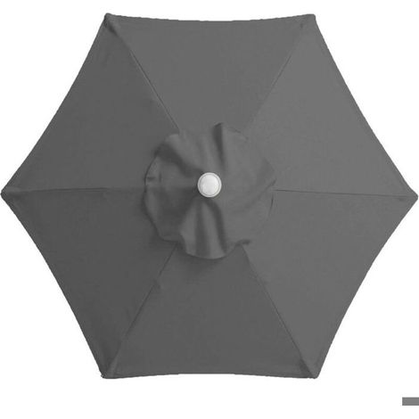Toile parasol jardin hexagonale - Nosheir - Diamètre 2/2.7m, anti-UV (1/4)