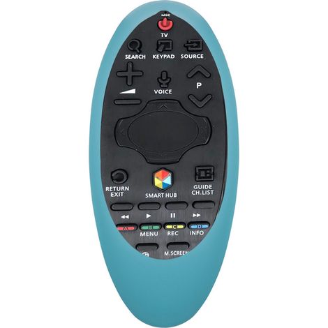 Coque en silicone souple pour télécommande Samsung TV BN94-07557 A07469U A55 H6400J, bleue (1/5)