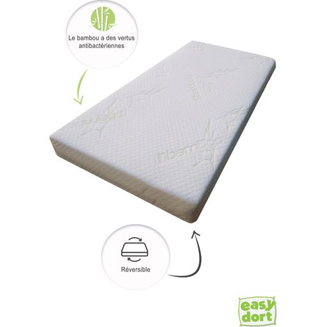 Matelas en Bambou pour berceau, lit bébé 50x100cm (1/3)