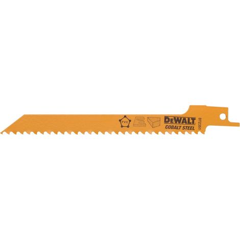 Sabre Blade Fine Fast Cuts & Curve Cutting in Wood 152mm Pack of 5 DEWDT2351QZ