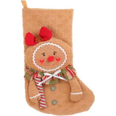 Série de figurines de Noël en tissu à longues jambes, décoration de fenêtre, décoration de sapin de Noël (C) (1/5)