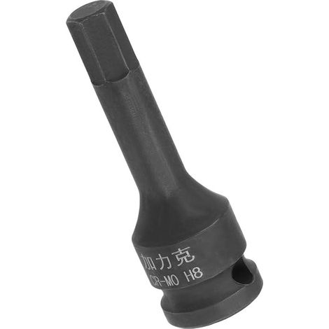 Douille hexagonale à impact, clé Allen H8 (8 mm), embouts en acier CR-MO, embout hexagonal avec 60 mm de longueur pour clé dynamométrique, clé à cliquet, perceuses (1/5)